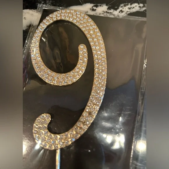 Two Rhinestone Numbers - Picture 2 of 3